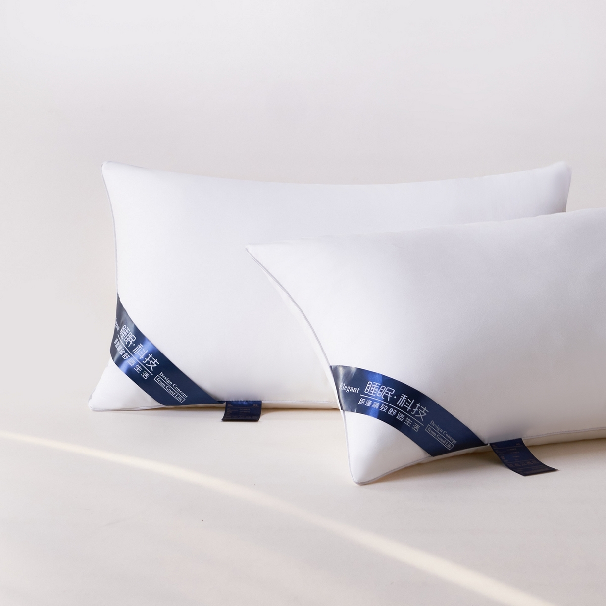 91家纺网 家纺一手货源 找家纺 （总）浩宇家纺 2026新款科技睡眠枕皮枕芯舒适磨毛成人枕头一只装枕壳枕头2613