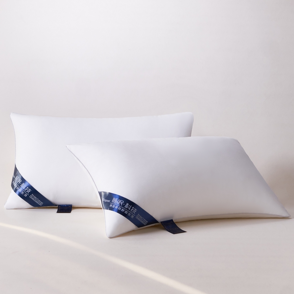 91家纺网 家纺一手货源 找家纺 （总）浩宇家纺 2026新款科技睡眠枕皮枕芯舒适磨毛成人枕头一只装枕壳枕头2613