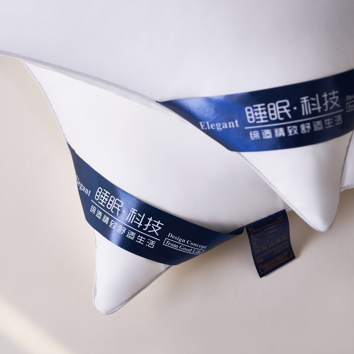 91家纺网 家纺一手货源 找家纺 （总）浩宇家纺 2026新款科技睡眠枕皮枕芯舒适磨毛成人枕头一只装枕壳枕头2613