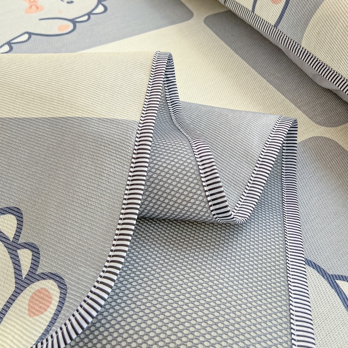 91家纺网 家纺一手货源 找家纺 宅部落 2026新款学生冰丝席单人宿舍席子凉席 小恐龙