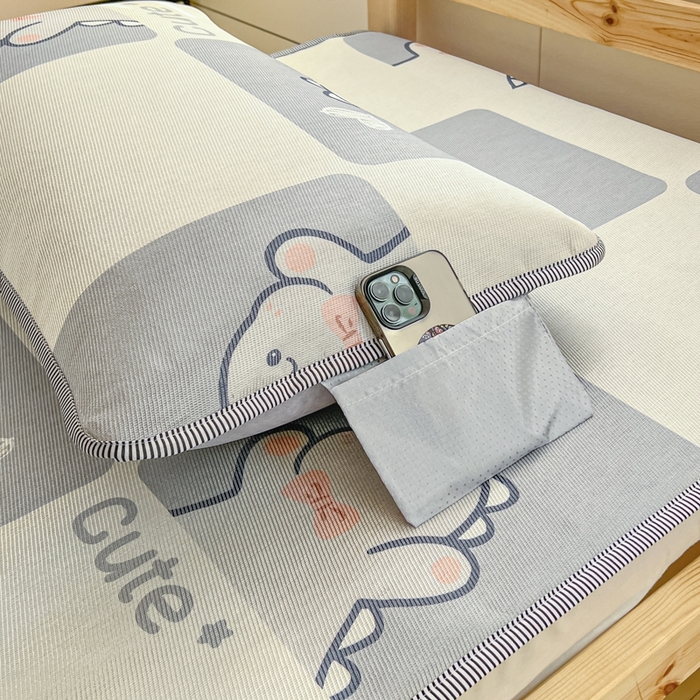 91家纺网 家纺一手货源 找家纺 宅部落 2026新款学生冰丝席单人宿舍席子凉席 小恐龙