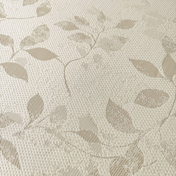 91家纺网 家纺一手货源 找家纺 凯罗 2026新款凉豆豆简约时尚风凉感豆豆凉席床席床笠-床笠款 夏叶-奶咖