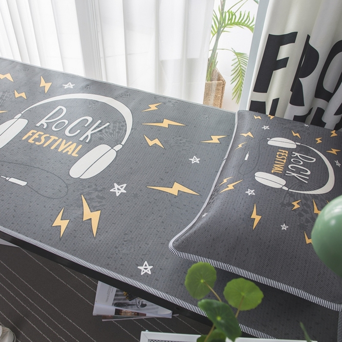 91家纺网 家纺一手货源 找家纺 宅部落 2026新款学生冰丝席单人宿舍席子凉席 音乐达人