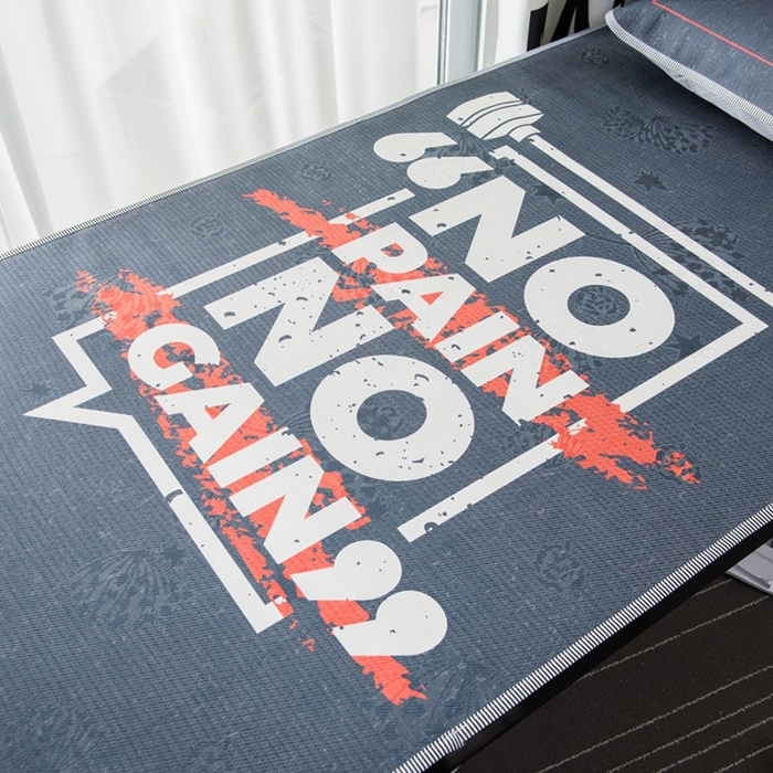 91家纺网 家纺一手货源 找家纺 宅部落 2026新款学生冰丝席单人宿舍席子凉席 勇气