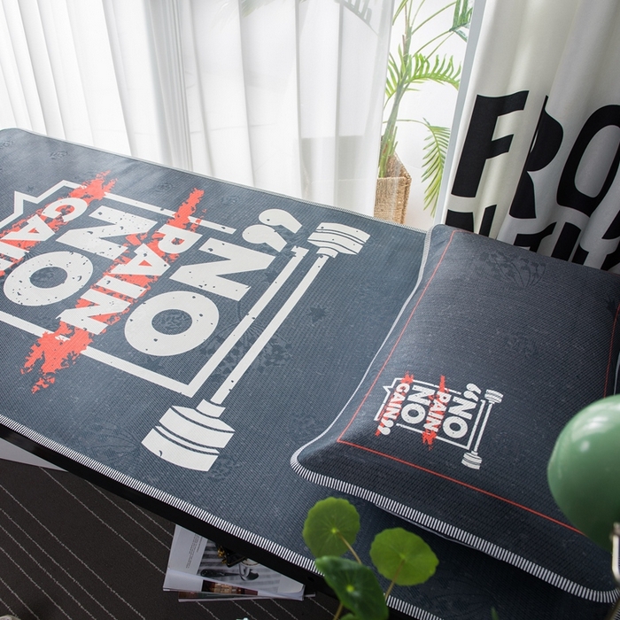 91家纺网 家纺一手货源 找家纺 宅部落 2026新款学生冰丝席单人宿舍席子凉席 勇气