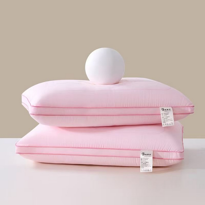 91家纺网 家纺一手货源 找家纺 浩宇家纺 2026新款羊绒蛋白枕芯整张棉枕头枕芯不变形不塌陷枕壳枕皮2614 粉色