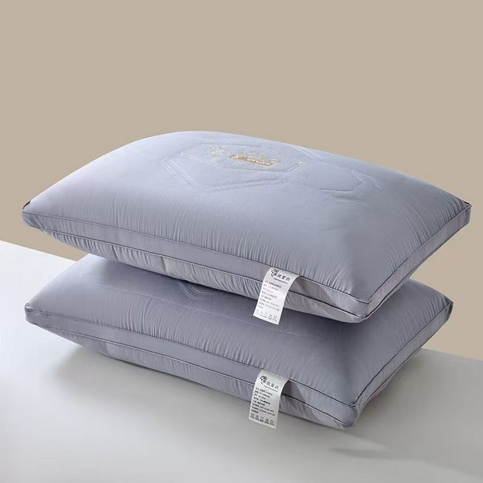 91家纺网 家纺一手货源 找家纺 浩宇家纺 2026新款羊绒蛋白枕芯整张棉枕头枕芯不变形不塌陷枕壳枕皮2614 灰色