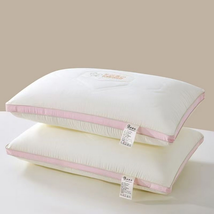 91家纺网 家纺一手货源 找家纺 浩宇家纺 2026新款羊绒蛋白枕芯整张棉枕头枕芯不变形不塌陷枕壳枕皮2614 白色