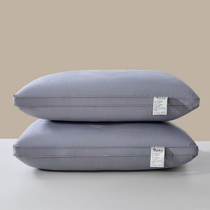 91家纺网 家纺一手货源 找家纺 浩宇家纺 2026新款羊绒蛋白枕芯整张棉枕头枕芯不变形不塌陷枕壳枕皮2614 灰色