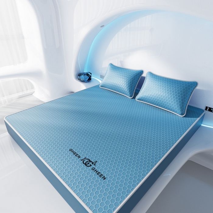 91家纺网 家纺一手货源 找家纺 （总）福来临家纺 2026新款蜂窝科技凉感席-床笠款