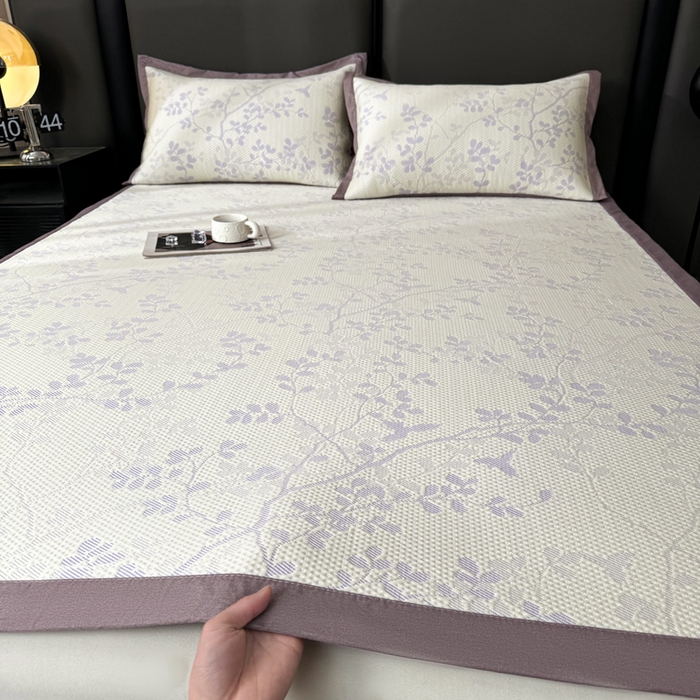 91家纺网 家纺一手货源 找家纺 （总）凯罗 2026新款凉豆豆简约时尚风凉感豆豆凉席床席床笠-床席款