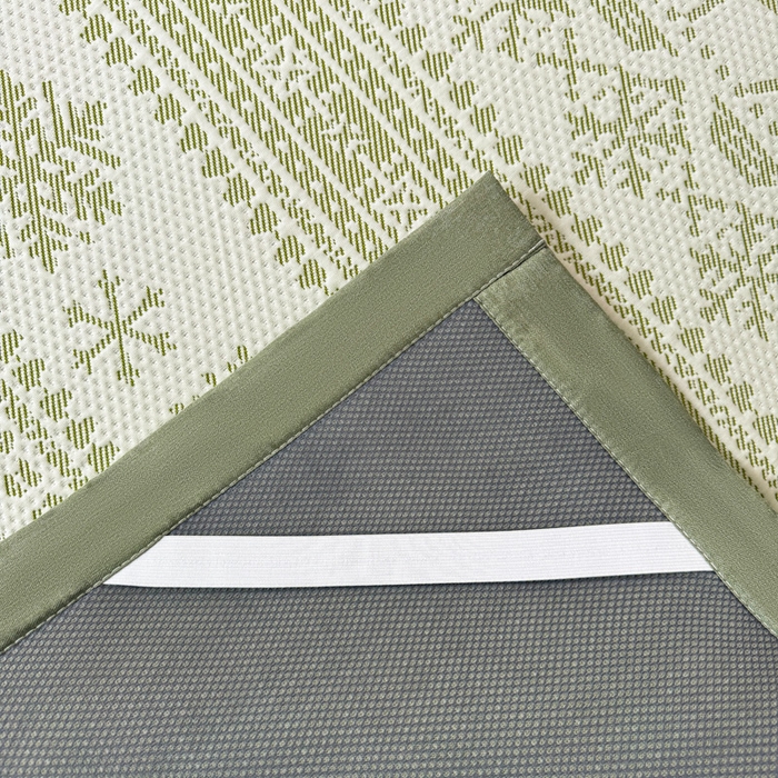 91家纺网 家纺一手货源 找家纺 凯罗 2026新款凉豆豆简约时尚风凉感豆豆凉席床席床笠-床席款 鹿漫漫-薄荷绿