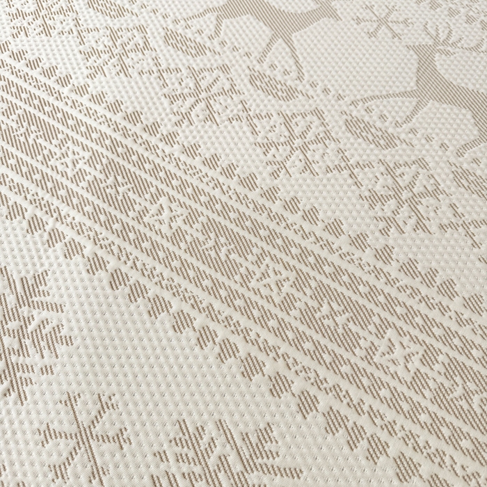 91家纺网 家纺一手货源 找家纺 凯罗 2026新款凉豆豆简约时尚风凉感豆豆凉席床席床笠-床席款 鹿漫漫-奶咖