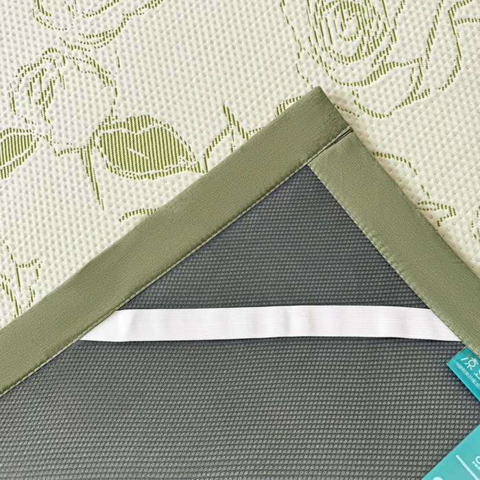 91家纺网 家纺一手货源 找家纺 凯罗 2026新款凉豆豆简约时尚风凉感豆豆凉席床席床笠-床席款 曼塔玫瑰-碧绿