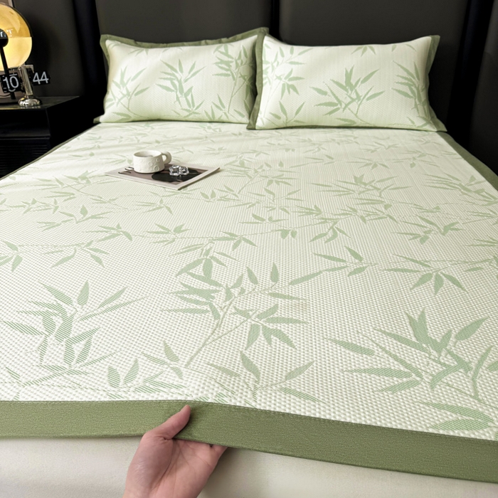 凯罗 2026新款凉豆豆简约时尚风凉感豆豆凉席床席床笠-床席款 上春山-碧绿