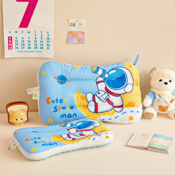 91家纺网 家纺一手货源 找家纺 （总）鱼宝 2026新款A类全棉40S数码印花原创大版卡通豆豆枕枕头枕芯