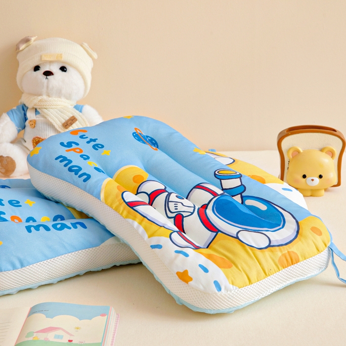 91家纺网 家纺一手货源 找家纺 （总）鱼宝 2026新款A类全棉40S数码印花原创大版卡通豆豆枕枕头枕芯