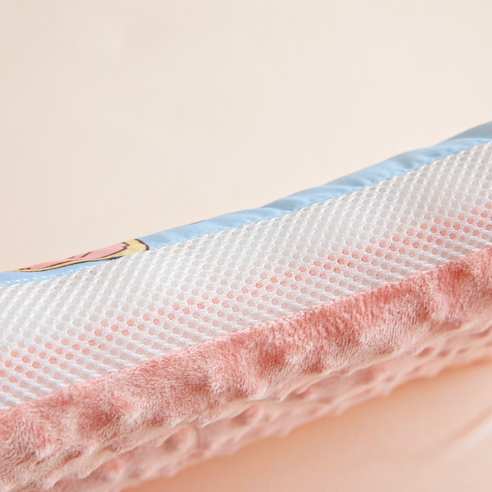 91家纺网 家纺一手货源 找家纺 鱼宝 2026新款A类全棉40S数码印花原创大版卡通豆豆枕枕头枕芯 甜梦公主