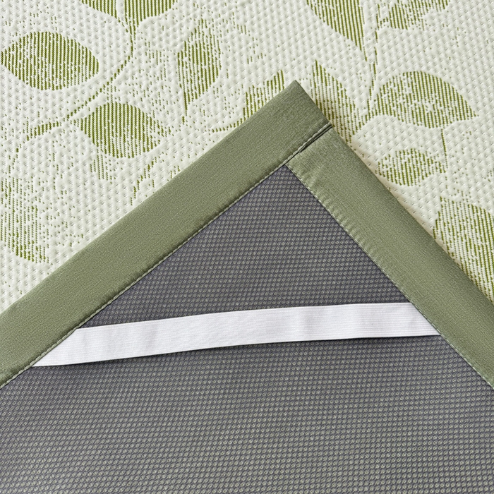 91家纺网 家纺一手货源 找家纺 凯罗 2026新款凉豆豆简约时尚风凉感豆豆凉席床席床笠-床席款 夏叶-碧绿