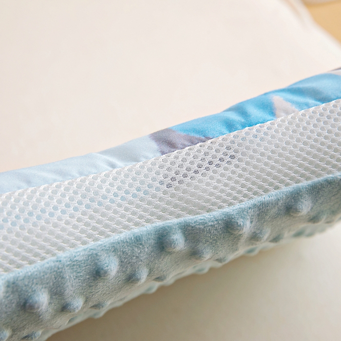 91家纺网 家纺一手货源 找家纺 鱼宝 2026新款A类全棉40S数码印花原创大版卡通豆豆枕枕头枕芯 企鹅