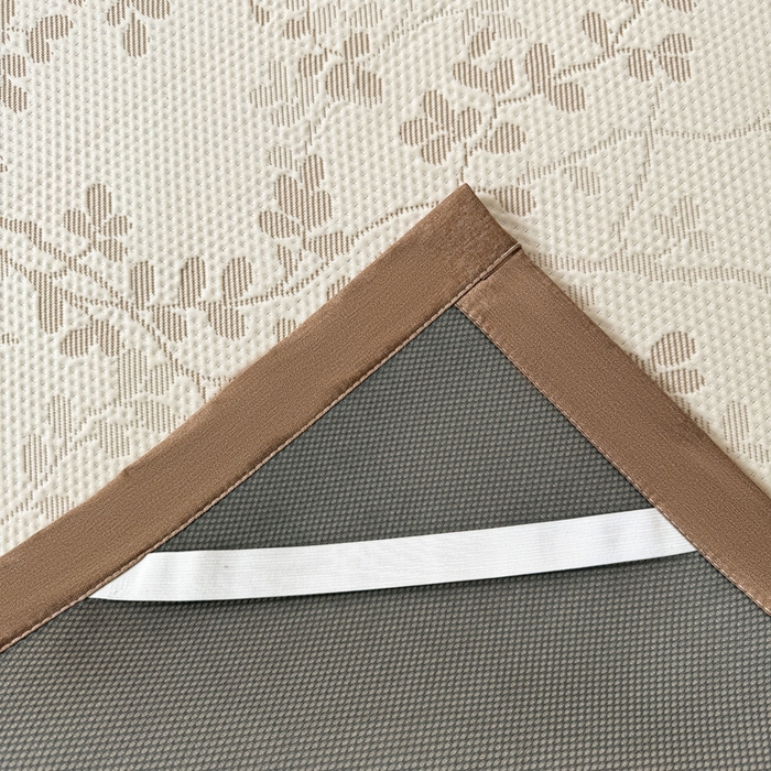 91家纺网 家纺一手货源 找家纺 凯罗 2026新款凉豆豆简约时尚风凉感豆豆凉席床席床笠-床席款 纤藤集-奶咖