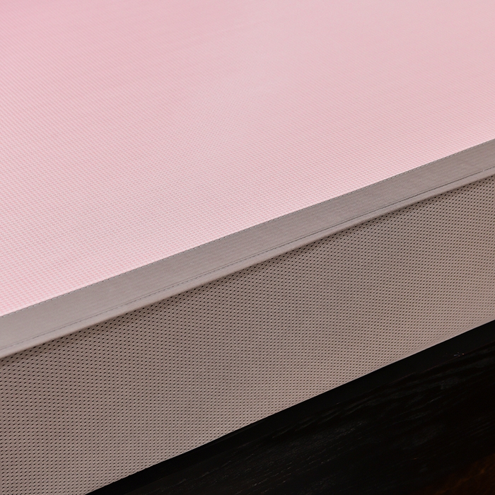 91家纺网 家纺一手货源 找家纺 小牛席业 2026新款小千鸟格枫叶款（床笠款）抗菌席凉席藤席冰藤席冰丝席草席竹席乳胶席凉感豆豆席 小千鸟格-枫叶抗菌席（床笠款）粉色