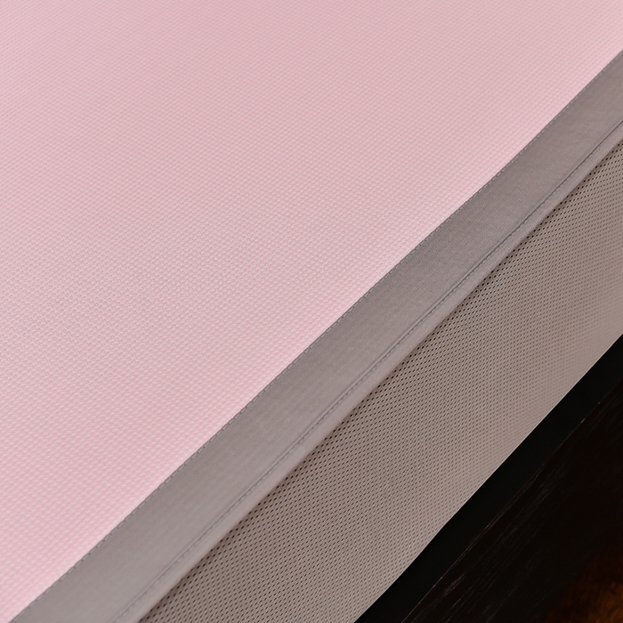 91家纺网 家纺一手货源 找家纺 小牛席业 2026新款小千鸟格枫叶款（床笠款）抗菌席凉席藤席冰藤席冰丝席草席竹席乳胶席凉感豆豆席 小千鸟格-枫叶抗菌席（床笠款）粉色