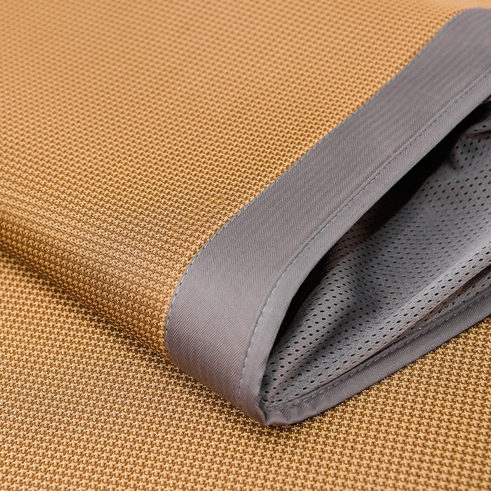 91家纺网 家纺一手货源 找家纺 小牛席业 2026新款小千鸟格枫叶款（床笠款）抗菌席凉席藤席冰藤席冰丝席草席竹席乳胶席凉感豆豆席 小千鸟格-枫叶抗菌席（床笠款）咖色