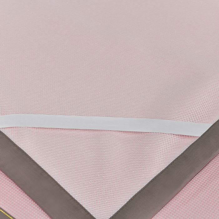 91家纺网 家纺一手货源 找家纺 小牛席业 2026新款小千鸟格枫叶款轻奢风抗菌席凉席藤席冰藤席冰丝席草席竹席乳胶席凉感豆豆席 小千鸟格-枫叶抗菌席（粉色）