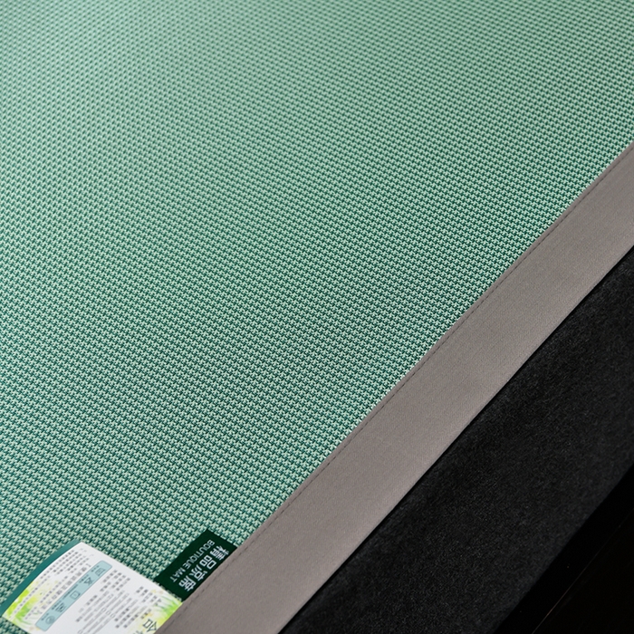 91家纺网 家纺一手货源 找家纺 小牛席业 2026新款小千鸟格枫叶款轻奢风抗菌席凉席藤席冰藤席冰丝席草席竹席乳胶席凉感豆豆席 小千鸟格-枫叶抗菌席（绿色）