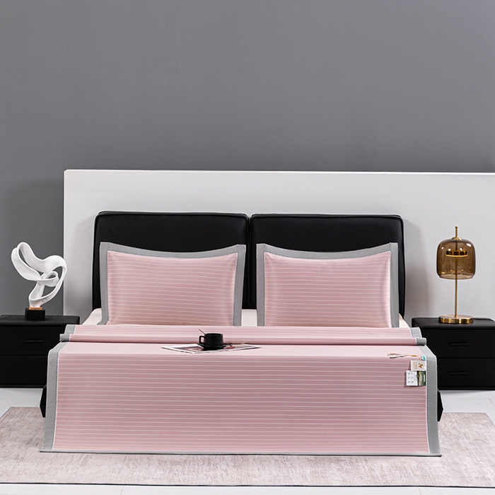 91家纺网 家纺一手货源 找家纺 （总）小牛席业 2026新款无印风纯色凉感冰丝系列-床席款凉席藤席冰藤席冰丝席竹席乳胶席凉感豆豆席草席空调席