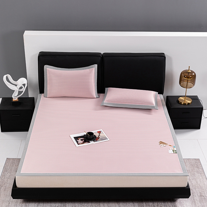 91家纺网 家纺一手货源 找家纺 （总）小牛席业 2026新款无印风纯色凉感冰丝系列-床席款凉席藤席冰藤席冰丝席竹席乳胶席凉感豆豆席草席空调席