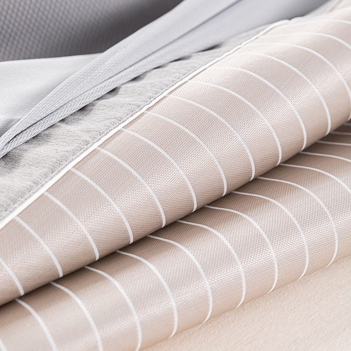 91家纺网 家纺一手货源 找家纺 小牛席业 2026新款无印风纯色凉感冰丝系列（床笠款）凉席藤席冰藤席冰丝席竹席乳胶席凉感豆豆席草席空调席 香槟