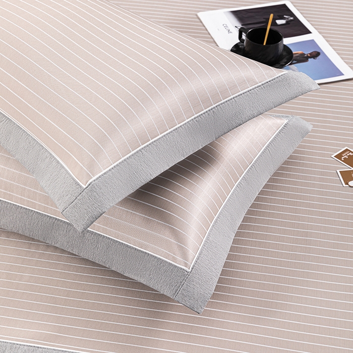 91家纺网 家纺一手货源 找家纺 小牛席业 2026新款无印风纯色凉感冰丝系列（床笠款）凉席藤席冰藤席冰丝席竹席乳胶席凉感豆豆席草席空调席 香槟