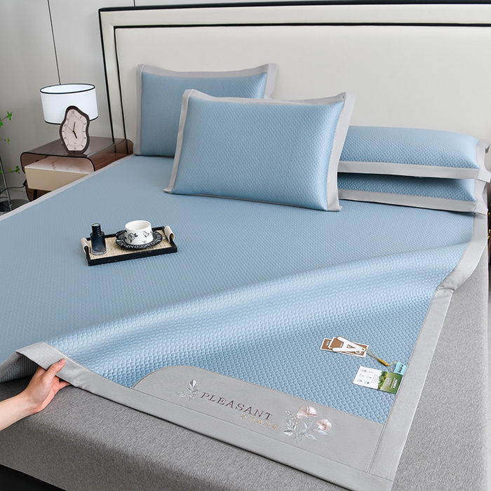 91家纺网 家纺一手货源 找家纺 （总）小牛席业 2026款3D按摩-鲜花冷感豆豆席系列藤席冰藤席冰丝席可机洗凉感冰丝席豆豆席PE霸王藤席