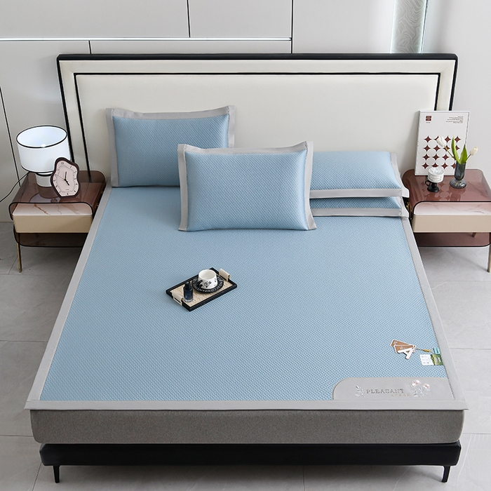 91家纺网 家纺一手货源 找家纺 （总）小牛席业 2026款3D按摩-鲜花冷感豆豆席系列藤席冰藤席冰丝席可机洗凉感冰丝席豆豆席PE霸王藤席