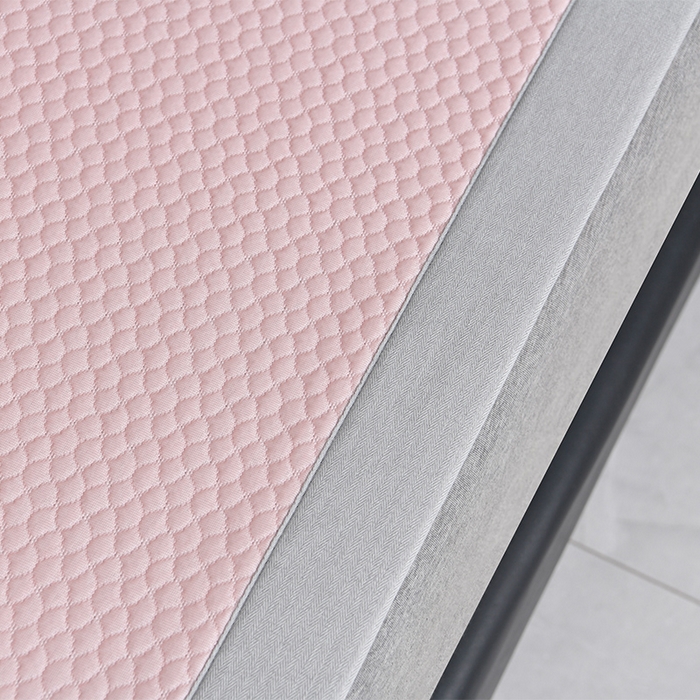 91家纺网 家纺一手货源 找家纺 小牛席业 2026款3D按摩-鲜花冷感豆豆席系列藤席冰藤席冰丝席可机洗凉感冰丝席豆豆席PE霸王藤席 粉色