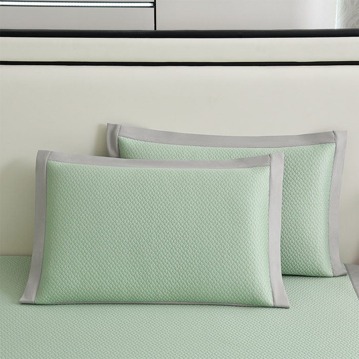 91家纺网 家纺一手货源 找家纺 小牛席业 2026款3D按摩-鲜花冷感豆豆席系列藤席冰藤席冰丝席可机洗凉感冰丝席豆豆席PE霸王藤席 绿色