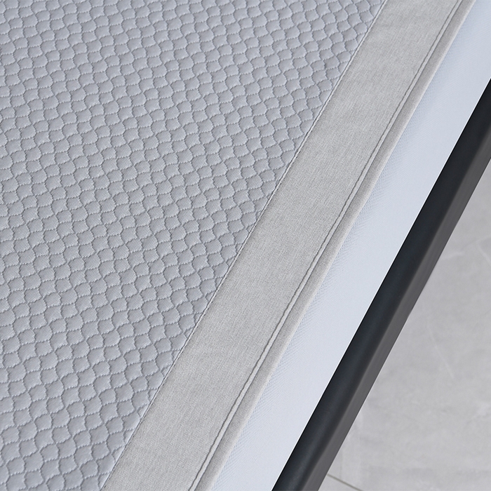 91家纺网 家纺一手货源 找家纺 小牛席业 2026新款3D按摩-鲜花清凉豆豆席系列（床笠款）藤席冰藤席冰丝席可机洗凉感冰丝席豆豆席PE霸王藤席 灰色