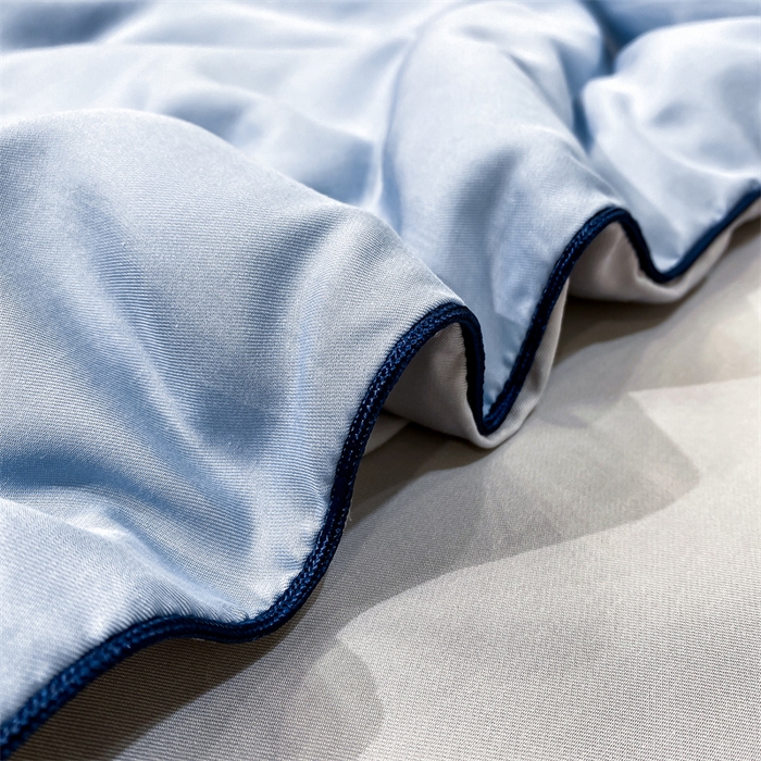 91家纺网 家纺一手货源 找家纺 （总）优贝家纺 2026新款100%莱赛尔纯色天丝面料夏被四件套终版