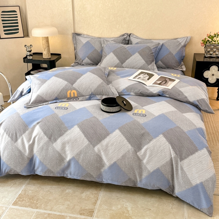 91家纺网 家纺一手货源 找家纺 凌鼎 2026新款喷气加厚磨毛四件套系列1 灵感兰