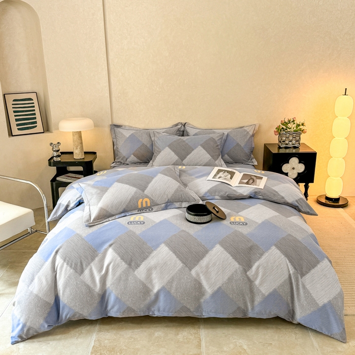 91家纺网 家纺一手货源 找家纺 凌鼎 2026新款喷气加厚磨毛四件套系列1 灵感兰