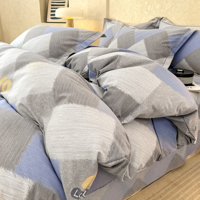 91家纺网 家纺一手货源 找家纺 凌鼎 2026新款喷气加厚磨毛四件套系列1 灵感兰