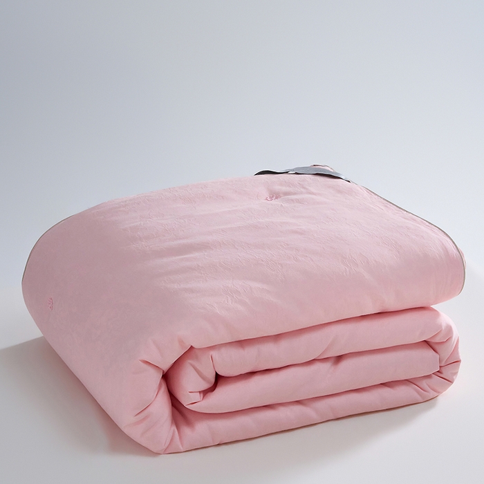 91家纺网 家纺一手货源 找家纺 茧月家纺 2026新款全棉蚕丝被100%柞蚕丝 纯手工蚕丝夏被 国标合格品支持检测 牡丹花-粉玉