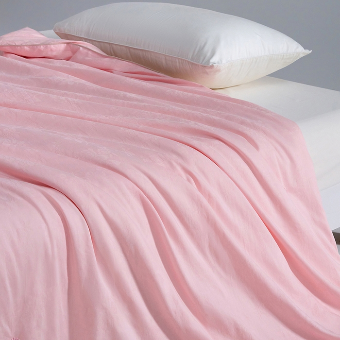 91家纺网 家纺一手货源 找家纺 茧月家纺 2026新款全棉蚕丝被100%柞蚕丝 纯手工蚕丝夏被 国标合格品支持检测 牡丹花-粉玉