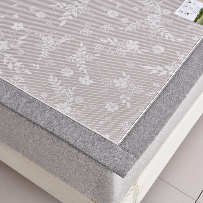 91家纺网 家纺一手货源 找家纺 （总）小牛席业 2026新款半定位小提花凉感冰丝席系列凉席藤席冰藤双面席冰丝席竹席凉席空调席草席三件套