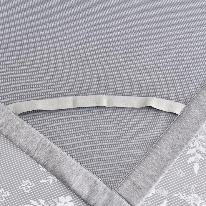 91家纺网 家纺一手货源 找家纺 小牛席业 2026新款半定位小提花凉感冰丝席系列凉席藤席冰藤双面席冰丝席竹席凉席空调席草席三件套 灰色