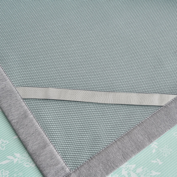 91家纺网 家纺一手货源 找家纺 小牛席业 2026新款半定位小提花凉感冰丝席系列凉席藤席冰藤双面席冰丝席竹席凉席空调席草席三件套 绿色