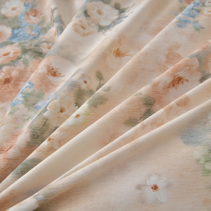 91家纺网 家纺一手货源 找家纺 绘萱家居 2026直播爆款一字绣吊边款纯棉100%全棉四件套印花百分百（喷气高品质） 锦绣缘