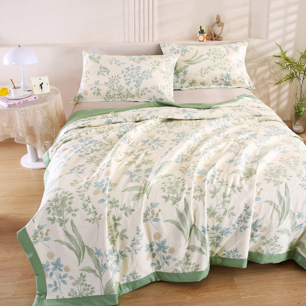 91家纺网 家纺一手货源 找家纺 （总）米萝家居 2026新款里外全棉夏被纯棉棉棉花夏凉被空调被 被子被芯